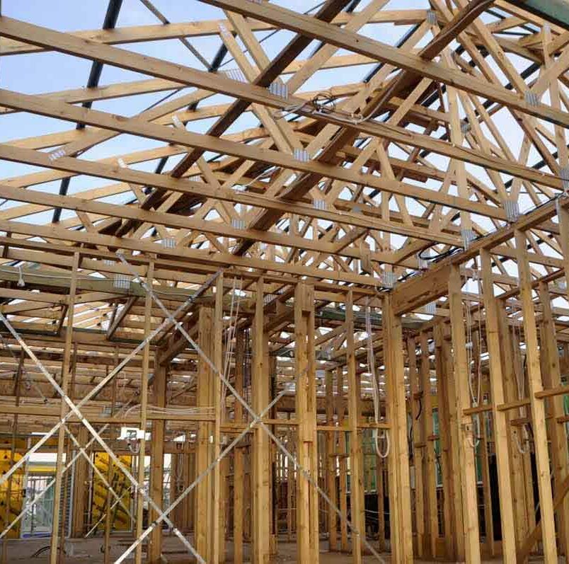 the timEven the timber framing production process is sustainableber framing production process is sustainable
