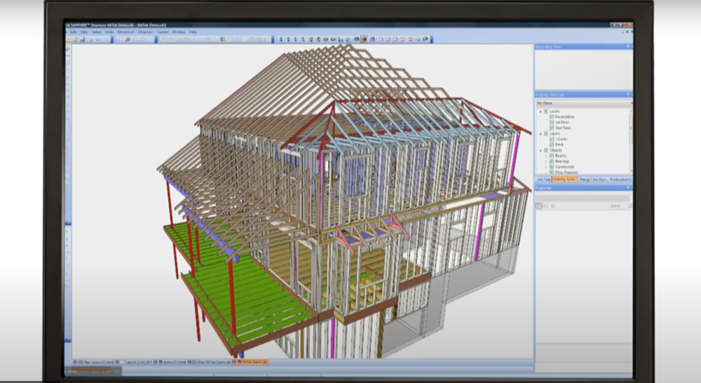 Custom Design MiTek 20/20 software enables us to design your timber frames to suit your exact requirements.