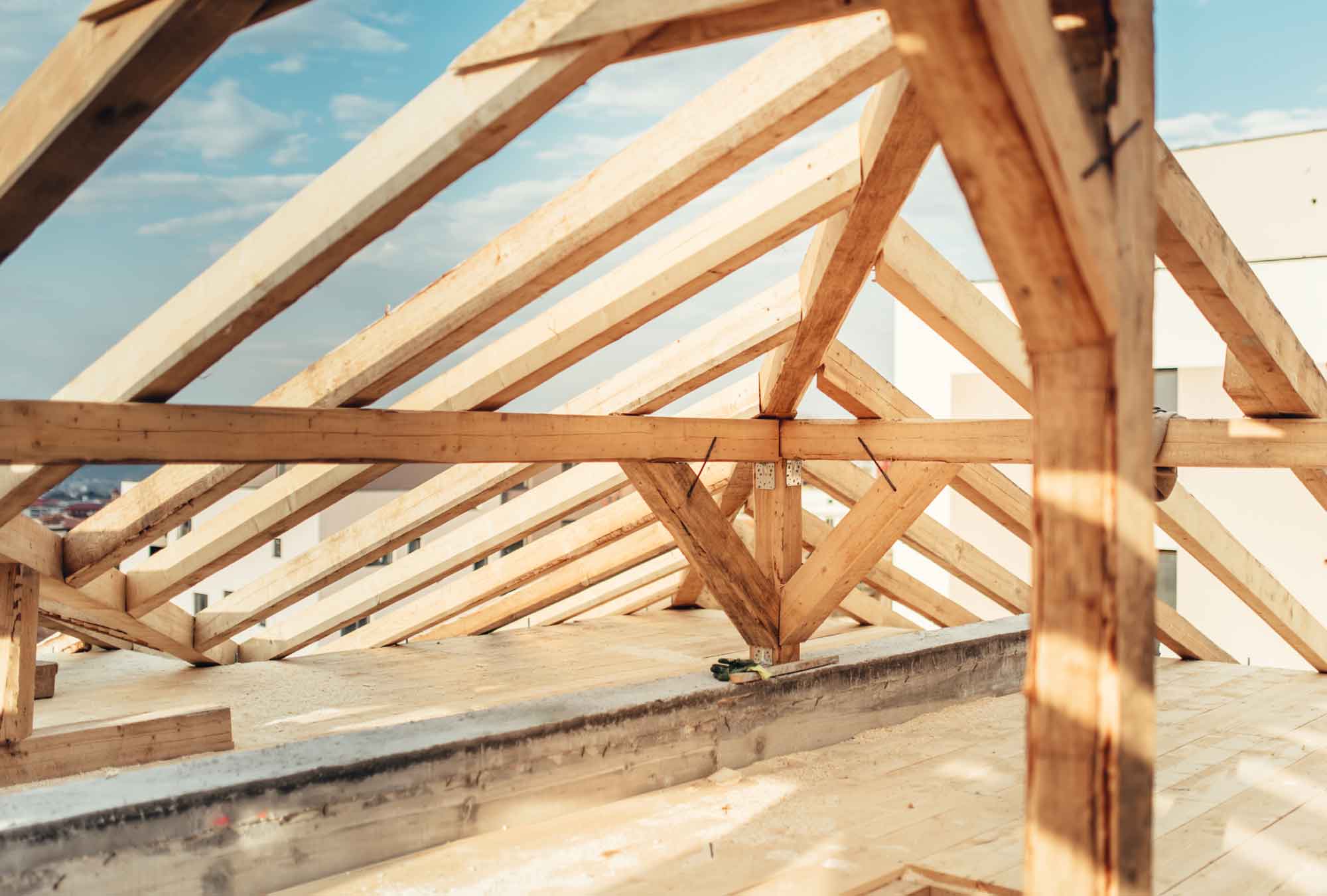 Timber roof trusses